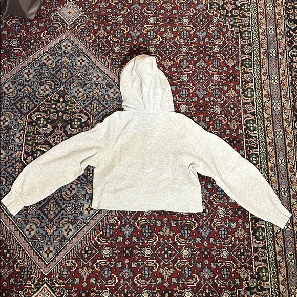 Lululemon Scuba Oversized 1/2 Half Zip Hoodie Heather Core Light Gray Grey - Picture 7 of 7